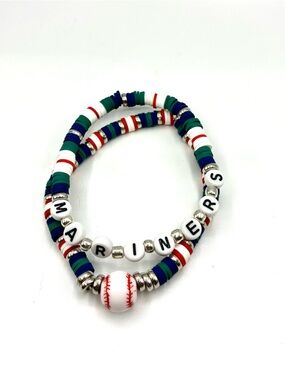 MARINERS' Beaded Stretch Bracelet Set